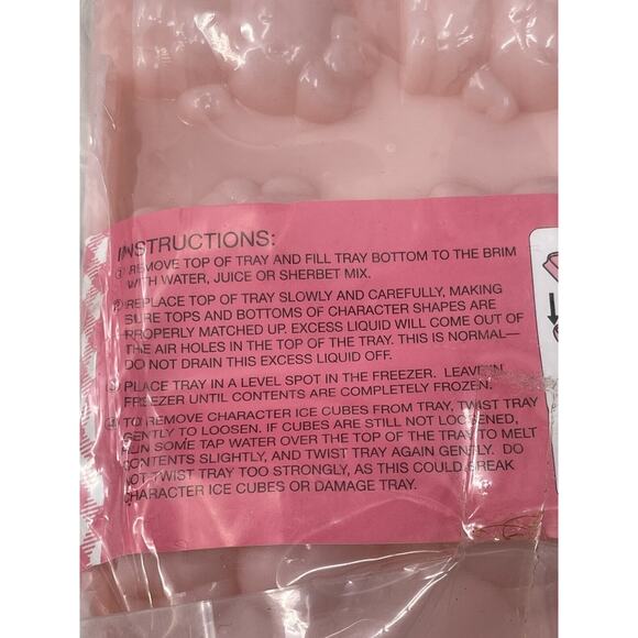 New Vintage 2000 Sanrio Character Ice Cube Tray Hello Kitty Mimmy Keroppi Purin - Picture 8 of 11